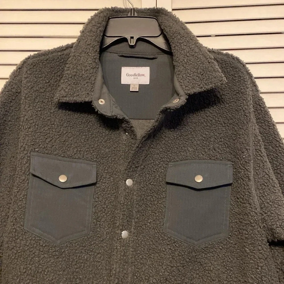 Good fellow & Co. Gray polar Fleece With Snaps Size L - Picture 3 of 8